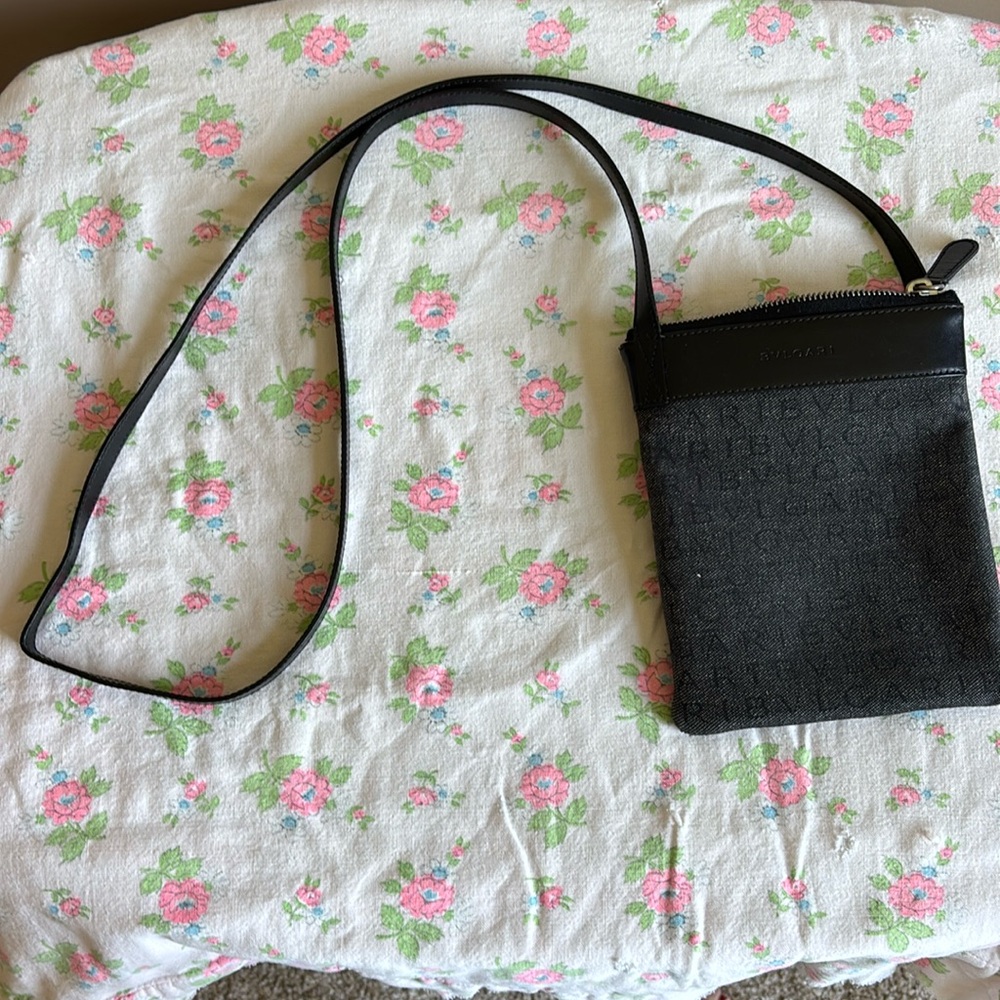 BVLGARI LOGOMANIA Pochette Mini Shoulder Crossbody Bag